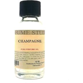 Champagne Perfume Oil for Perfume Making,Body Oils, Soap, Candle Making & Incense; Splash-On Clear Glass Bottle. Premium Quality Undiluted & Alcohol Free (1oz, Champagne Fragrance Oil) in Kuwait