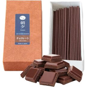 Asayu Japan Incense Sticks with Low Smoke for Morning or Evening Meditation, Relax or Yoga, Made in Japan 40gr - Chocolate-Scent in Kuwait