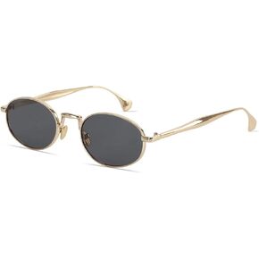 Y2k Sunglasses for Women and Men, Retro Oval Sunnies Rise in Gold in Saudi Arabia