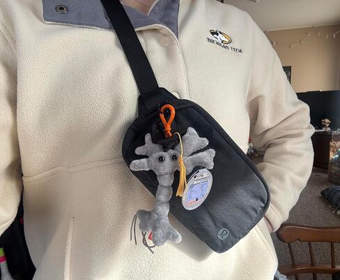 GIANTmicrobes سلسلة مفاتيح خلايا الدماغ للتخرج، قطيفة التخرج، حيوان محشو للتخرج 2025، هدية تخرج ممرضة، هدايا تخرج من المدرسة الطبية، سلسلة مفاتيح التخرج 2025، حقيبة سحرية in Kuwait