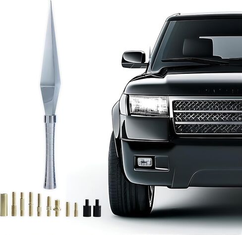 7.8in Dart Antenna, Aluminum Radio Replacement for Ford Trucks（red） in Kuwait