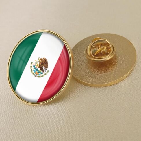 Mexico flag resin lapel pin Mexican badge brooch in Saudi Arabia