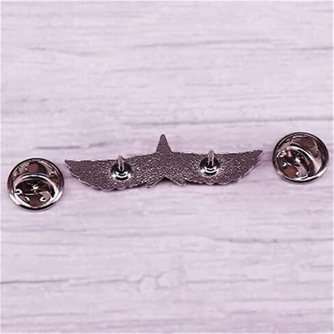LAOSEP Red Star Wing Badge Brooch Pin - 30mm*20mm, Alloy Metal, Butterfly Clasp, Unisex, USSR, Russian Fleet, Civil, Collar Pin, Hat Badge in Saudi Arabia