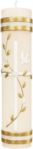 Baptism Candle Catholic,Prayer Candles for Church Devotional Saint Blessed Mexican Gift,Cirios Religiosos Catolicos,Velas para Bautizo,Cross Candles,Religious Confirmation Candle,Veladoras Mexicanas in Saudi Arabia