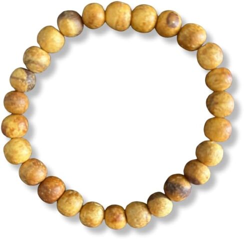 Handmade Palo Santo Bracelet, Unisex | Peru, Aromatherapy, Negative Energy Protection in Kuwait