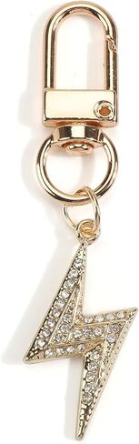 Lightning Keychain Gold Keychain Crystal Bag Charm Bling Gifts for Women Crystal Gifts for Women Birthday Christmas in Kuwait