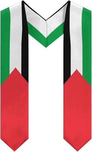 Graduation Stole Scarf Shawl Sash for Abroad Student International Study Class of 2024 Decor Stoles Gift in Kuwait