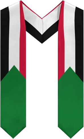 Graduation Stole Scarf Shawl Sash for Abroad Student International Study Class of 2024 Decor Stoles Gift in Kuwait