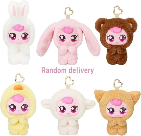 Catch Teenieping Hachuping, animal series Plush Keychain – Character Bag Charm Accessory for Handbags (Random delivery) in Saudi Arabia