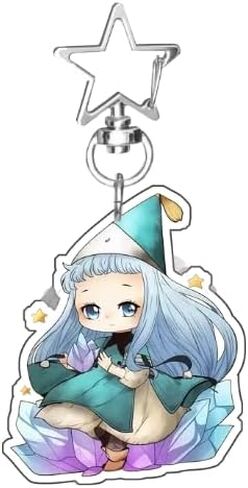 سلاسل المفاتيح الأكريليكية من Witch Hat Atelier Chibi - Coco وAgott وTetia وRicheh وQifrey - إكسسوارات ساحرة لحلقات مفاتيح الرسوم المتحركة اللطيفة in Kuwait