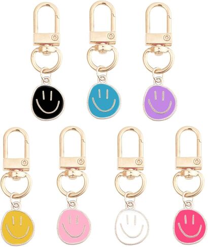 Chedin Smile Expression Keychain Enamel Pendants Charms.Suitable for All Ages Loved by Students & Young Office Workers in Saudi Arabia