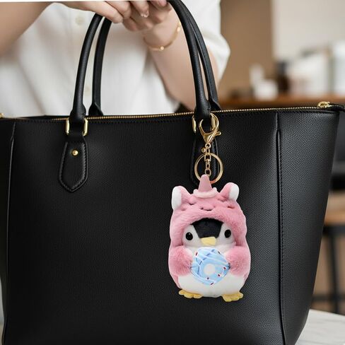 2 PCS Penguin Keychain, Penguin Keychains with Unicorn and Bunny Costumes, Cute Penguin Key Chains for Bag Decorations, Penguin Keychain for Gifts and Party Favors in Saudi Arabia