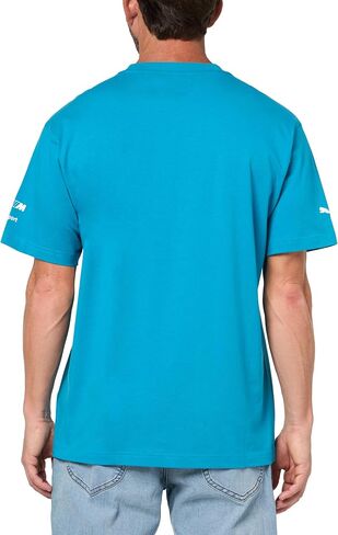 Puma Men's BMW M Motorsport Graphic T-Shirt, Tropical Blue Bold AH25, Medium in Kuwait