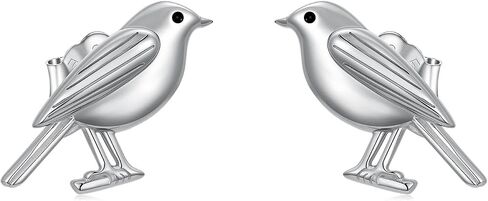 925 Sterling Silver Bird Stud Earrings for Women Cute Animal Jewelry for Mom Wife in Saudi Arabia