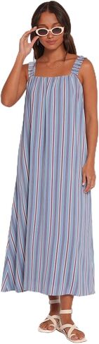 Petal & Pup Women's Alessandra-Maxi-Dress-Blue-Stripe in Kuwait