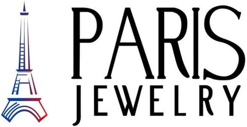 Paris Jewelry® 14k White Gold Plated Halo Heart Cut Stud Earrings | 1/2 Ct Earrings Black Sapphire Birthstone Jewelry | Gift for Women in Saudi Arabia