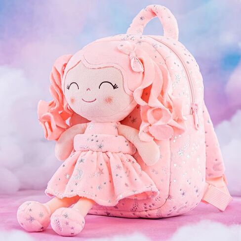 Gloveleya Kids Backpack - Light Coral Pink 9 inches in Saudi Arabia