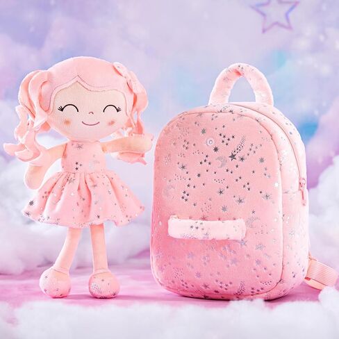 Gloveleya Kids Backpack - Light Coral Pink 9 inches in Saudi Arabia