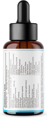 (5 Pack) Glucozen Drops - Official Gluco Zen Oral Liquid Drops Advanced Premium Formula Maximum Strength, All Natural Ingredients Vitamins for Overall Health & Wellness, 5 Bottles for 5 Months in Saudi Arabia