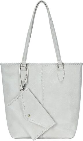 MMS Brands Antik Kraft Caroline Tote | 2-IN-1 Shoulder Bag with Removable Wristlet Clutch | 15.25in x 5.5in x 14in | in Saudi Arabia