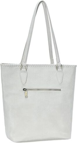MMS Brands Antik Kraft Caroline Tote | 2-IN-1 Shoulder Bag with Removable Wristlet Clutch | 15.25in x 5.5in x 14in | in Saudi Arabia