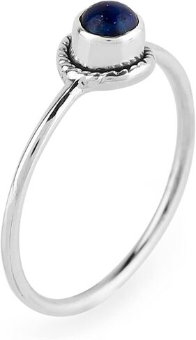 925 Sterling Silver Designer Ring | Natural Gemstones & Polished Stones | Handmade Bohemain Jewelry| Healing Crystals | Birthday Elegant Promise Ring Christmas Gift for Women in Saudi Arabia