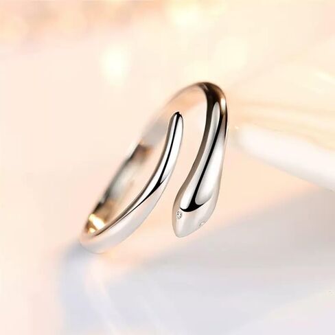 Fanmusic 925 Sterling Silver Rings Featuring 18K White Gold Plated Eternity Stackable! in Saudi Arabia