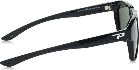 Peppers Sport Fashion Polarized Oval Sunglasses, Matte Black, 55x19x145mm in Saudi Arabia