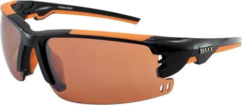 Wizard Black w/Orange Rubber Frame HD Amber Lens in Saudi Arabia