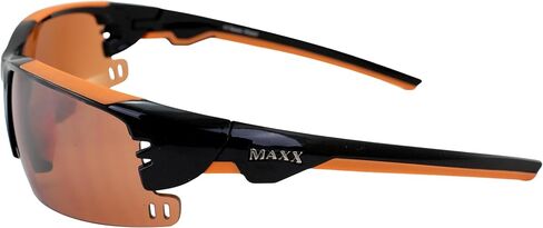 Wizard Black w/Orange Rubber Frame HD Amber Lens in Saudi Arabia