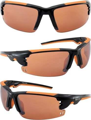 Wizard Black w/Orange Rubber Frame HD Amber Lens in Saudi Arabia