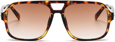 Retro Square Sunglasses for Women Men Classic 70s Oversized Square Sun Glasses Oragne Vintage Shades in Kuwait