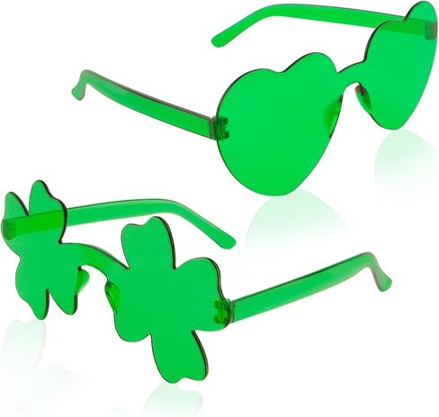 AMCAMI 2 Packs Heart Shaped Sunglasses for Women Colored Heart Shaped Glasses Bachelorette Party Favors in Saudi Arabia