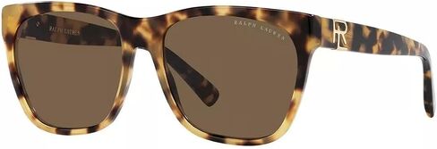 Ralph Lauren Woman Sunglasses Havana Frame, Brown Lenses, 57MM in Kuwait