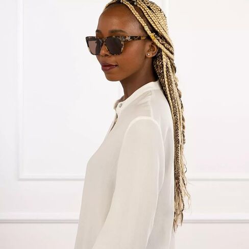 Ralph Lauren Woman Sunglasses Havana Frame, Brown Lenses, 57MM in Kuwait