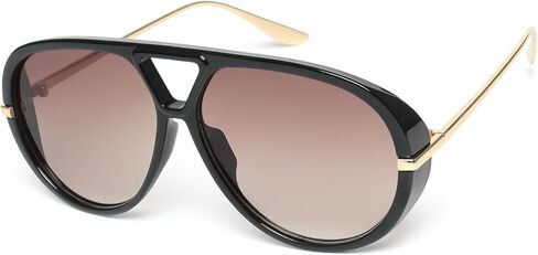 KENBO Retro Aviator Sunglasses for Women Men Oversized 70s Aviators Sun Glasses Trendy Shades in Saudi Arabia