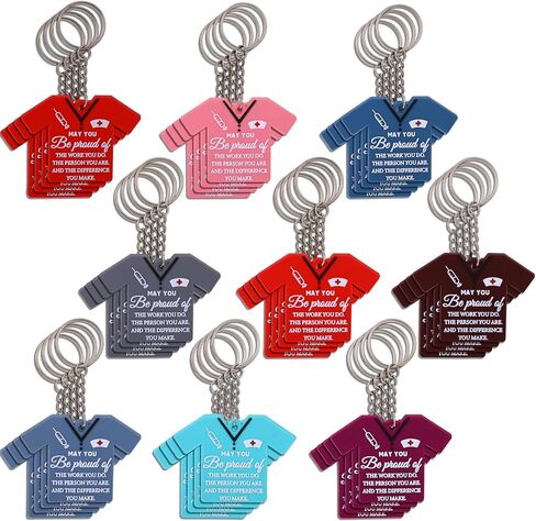36 Pcs Nurse Keychain Bulk Nurse Gifts Bulk Graduation Party Favors Appreciation Gifts Nursing Student Essentials Nursing Student Thank You Gifts for Women Teachers Doctor Medical Assistant in Saudi Arabia