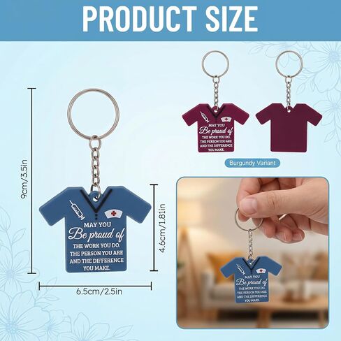 36 Pcs Nurse Keychain Bulk Nurse Gifts Bulk Graduation Party Favors Appreciation Gifts Nursing Student Essentials Nursing Student Thank You Gifts for Women Teachers Doctor Medical Assistant in Saudi Arabia