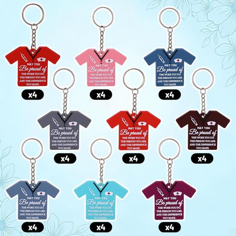 36 Pcs Nurse Keychain Bulk Nurse Gifts Bulk Graduation Party Favors Appreciation Gifts Nursing Student Essentials Nursing Student Thank You Gifts for Women Teachers Doctor Medical Assistant in Saudi Arabia