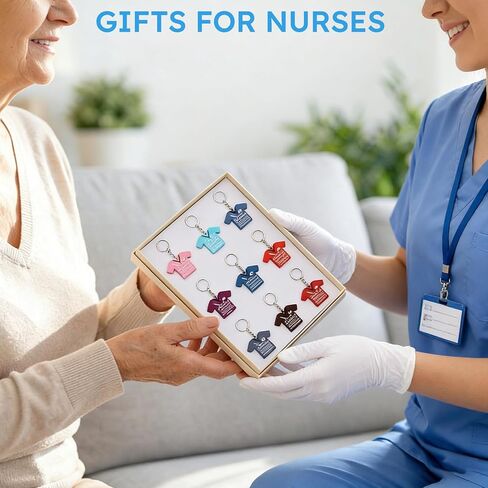 36 Pcs Nurse Keychain Bulk Nurse Gifts Bulk Graduation Party Favors Appreciation Gifts Nursing Student Essentials Nursing Student Thank You Gifts for Women Teachers Doctor Medical Assistant in Saudi Arabia