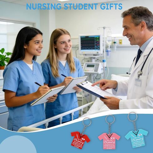 36 Pcs Nurse Keychain Bulk Nurse Gifts Bulk Graduation Party Favors Appreciation Gifts Nursing Student Essentials Nursing Student Thank You Gifts for Women Teachers Doctor Medical Assistant in Saudi Arabia