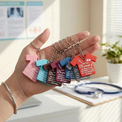 36 Pcs Nurse Keychain Bulk Nurse Gifts Bulk Graduation Party Favors Appreciation Gifts Nursing Student Essentials Nursing Student Thank You Gifts for Women Teachers Doctor Medical Assistant in Saudi Arabia
