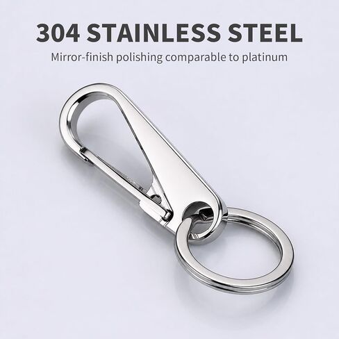 304 stainless steel Carabiner Keychains.Small Heavy Duty Keychain Carabiners. in Saudi Arabia