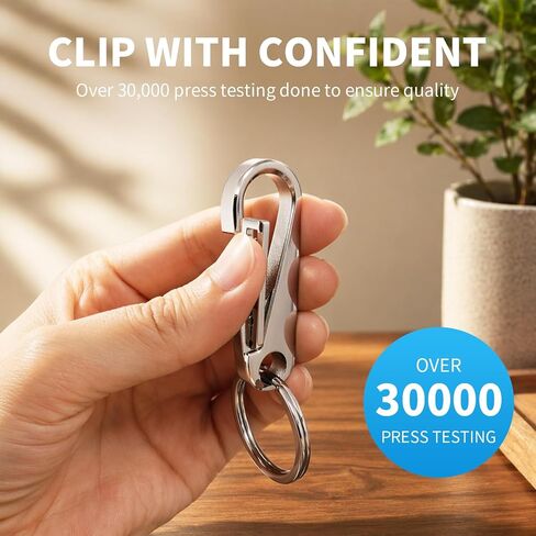304 stainless steel Carabiner Keychains.Small Heavy Duty Keychain Carabiners. in Saudi Arabia