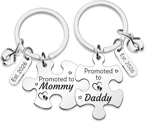 New Parents Gifts for Couples 2026 Sweet Parents To Be Keychain Fathers Day Gift for New Mom And Dad First Time Gift Pregnancy Gifts for Expecting Parent in Kuwait