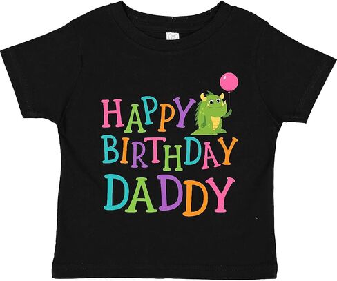 inktastic Happy Birthday Daddy Boy Girl Party Outfit Toddler T-Shirt in Kuwait