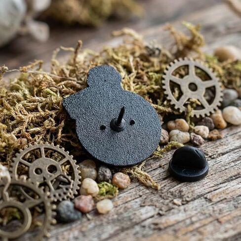 Cute Cat Pin - Funny Pins,Magical Kitten Bottle Brooch with 'Happiness Potion' for Backpacks, Jackets,Hats. Witchy Brooches Gifts for Cat Lovers and Adults. in Saudi Arabia