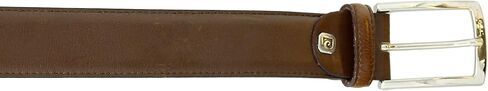 Pierre Cardin Brown Classic Square Silver D-Ring Adjustable Belt Adjustable Mens Belt-40 in Saudi Arabia