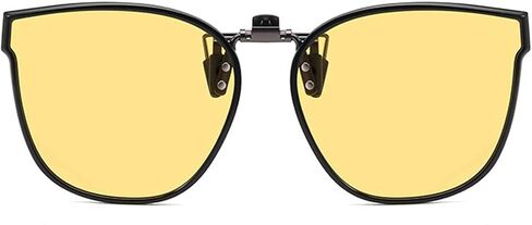 Polarized Clip-On Sunglasses over Eyeglasses UV400 Protection Anti-Glare Lightweight TAC Lens in Saudi Arabia