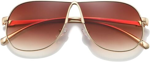 Freckles Mark Retro 70s Aviator Sunglasses for Women Men Trendy 2026 Oversized Vintage Metal Square Aviators Sun Glasses in Saudi Arabia